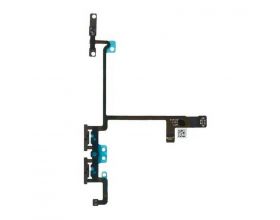 Шлейф для iPhone X с кнопками громкости + металлический фиксатор HQ