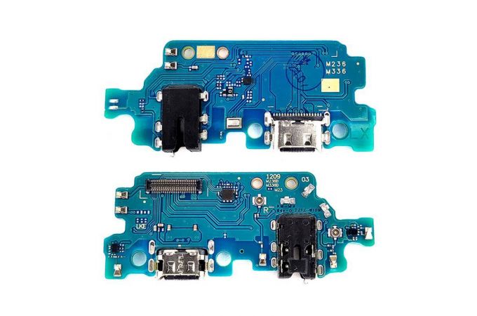 Шлейф для Samsung M236B/ M336B Galaxy M23 5G/ M33 5G с разъемом зарядки + разъем гарнитуры (плата) HQ