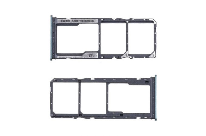 Держатель SIM (СИМ) для Xiaomi Redmi A3 (23129RN51X)/ Poco C61 (зеленый)