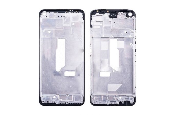 Средняя часть для Realme 9i (RMX3491) (рамка дисплея) черный, с разбора