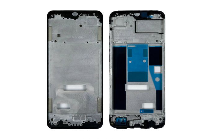 Средняя часть для Realme C61 (RMX3930) (рамка дисплея) черный, с разбора