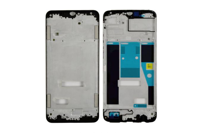 Средняя часть для Realme Note 60/ 60x (RMX3933/ RMX3938) (рамка дисплея) черный, с разбора