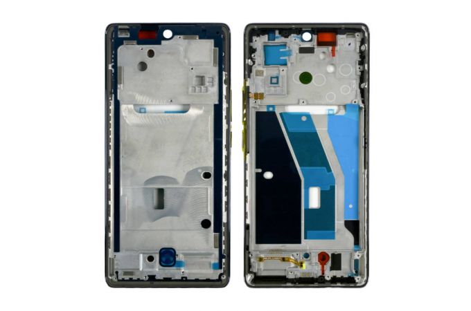 Средняя часть для Tecno Spark 20 Pro+ (KJ7) (рамка дисплея) черный, с разбора