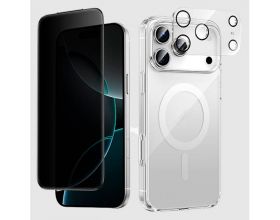 Чехол для iPhone 17 Pro KEEPHONE Combo (Прозрачный)
