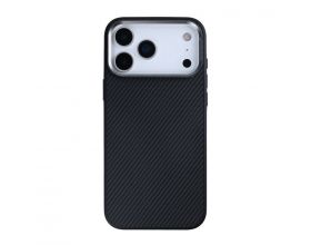 Чехол для iPhone 17 Pro Max KEEPHONE Kevlar Sweden (Черный)