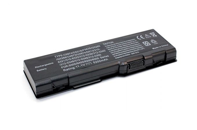 Аккумуляторная батарея для ноутбука Dell Inspiron 6000, 9200 5200mAh OEM черный