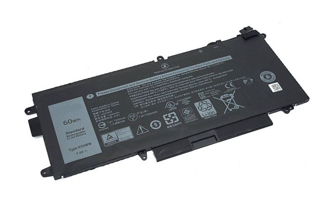 Аккумуляторная батарея K5XWW для ноутбука Dell Latitude 12 5289 7.6V 7500mAh