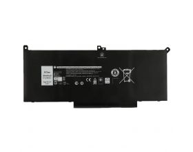 Аккумуляторная батарея F3YGT-2S2P для ноутбука Dell Latitude 12 7000 7.6V 6800mAh черная