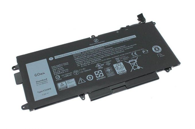 Аккумуляторная батарея 71TG4 для ноутбука Dell Latitude 7390 11.4V 3940mAh