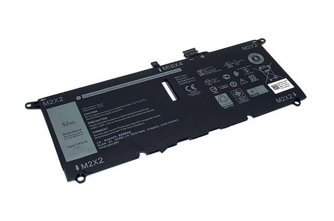 Аккумулятор DXGH8 для ноутбуков Dell XPS 13 9370 7.6V 6500 mAh ORG