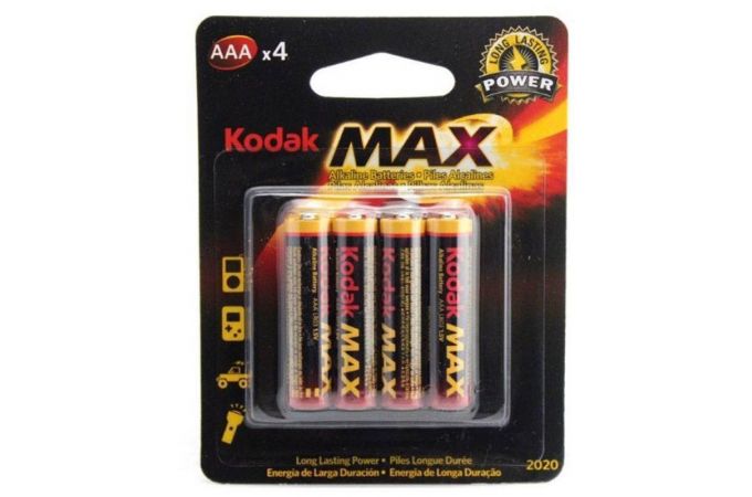 Батарейка алкалиновая Kodak MAX LR03/286 AAA BL4 (цена за блистер 4 шт)