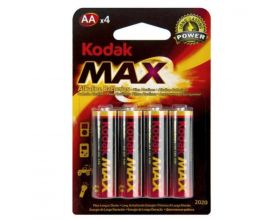 Батарейка алкалиновая Kodak MAX LR6/316 AA BL4 (цена за блистер 4 шт)