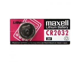 Батарейка литиевая Maxell CR2032 BL1 (цена за 1 шт)