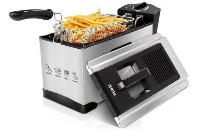 Фритюрница CENTEK CT-1431 1800Вт, чаша эмаль
