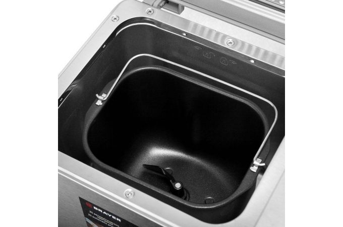 Хлебопечь BRAYER 2702BR нерж 600 Вт, 25программ, 700 и 1000 гр