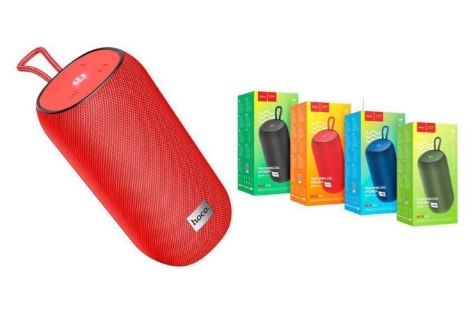 Портативная беспроводная колонка HOCO HC10 Sonar sports BT (красный)