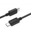 Кабель USB Type-C - USB Type-C HOCO X73 PD60W (черный) 1м