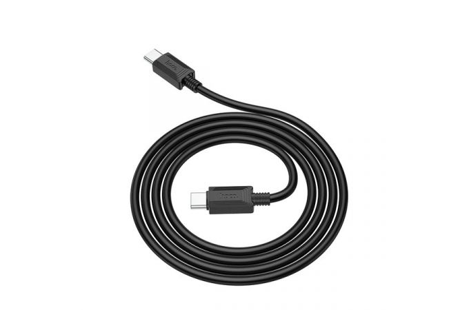 Кабель USB Type-C - USB Type-C HOCO X73 PD60W (черный) 1м