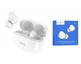 Наушники вакуумные беспроводные HOCO EW17 Amusement TWS headset Bluetooth (белый)