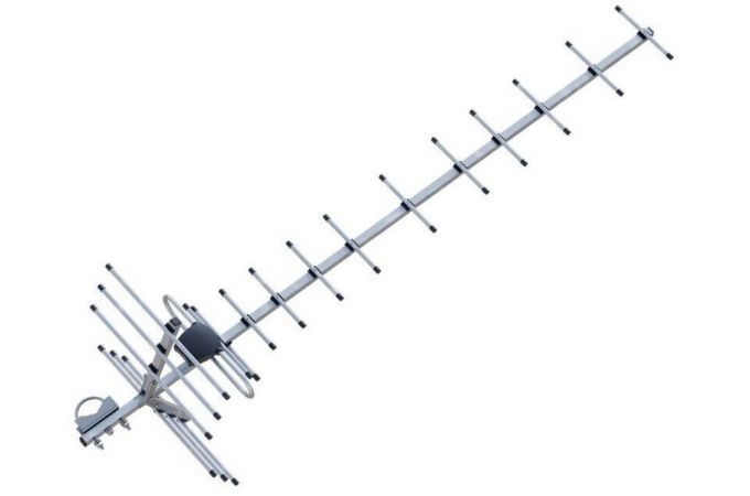 Антенна наружная РЭМО BAS-1159-5V Орбита-19 активная, 36 дБ, питание усилителя от цифр. прист.