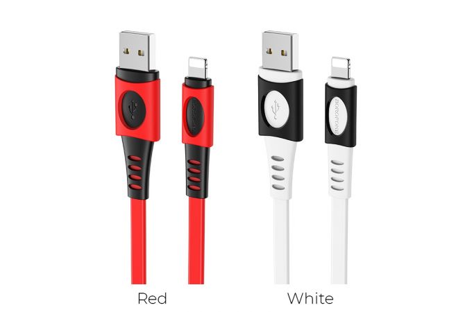 Кабель USB - Lightning BOROFONE BX35, 2,4A (белый) 1м