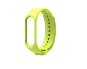 Ремешок силиконовый для XIAOMI MI Band 3/MI Band 4 цвет светлозеленый