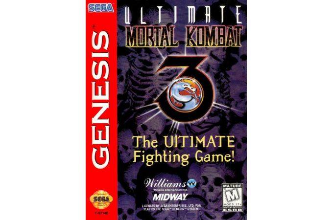 Картридж "MORTAL KOMBAT 3 ULTIMATE" 16 Bit для приставок Sega