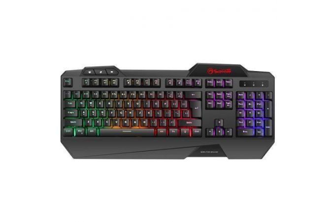 Комплект игровой клавиатура+мышь+коврик MARVO CM306 (черный)