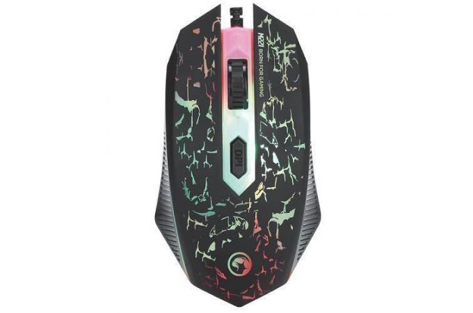 Комплект игровой клавиатура+мышь+коврик+наушники MARVO CM370 EN (черный)