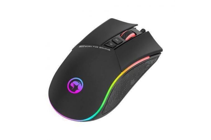 Мышь игровая проводная MARVO M513, 7 кн, 800-4800dpi, USB (черно-серый)