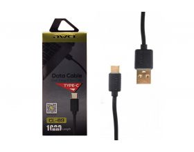 Кабель USB - USB Type-C AWEI CL-89, 2.1A (черный) 1м