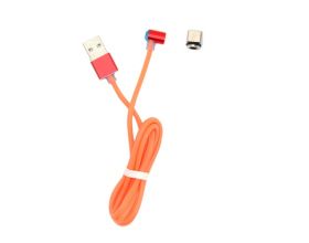 Кабель USB - USB Type-C Орбита MG-85, 2А (оранжевый) 1м (магнитный)