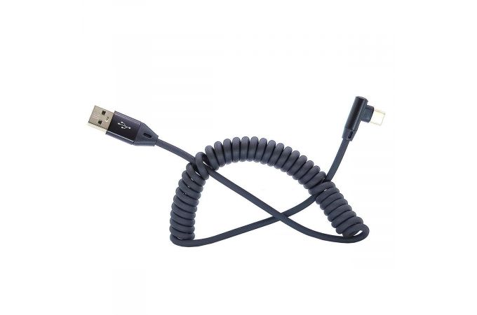 Кабель USB - USB Type-C Орбита OT-SMT13 (KM-142) 2A (черный) 1м (витой)