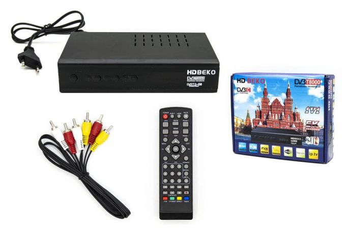 ТВ ресивер DVB-T2/C HD BEKO T8000 (Wi-Fi)