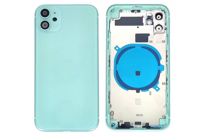 Корпус для iPhone 11 (зеленый) CE (литое стекло)
