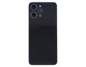 Задняя крышка для Xiaomi Redmi 12 4G (23053RN02Y) + стекло камеры (черный) HQ
