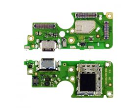 Шлейф для Infinix Zero 30 4G/ 5G (X6731B/ X6731) с разъемом зарядки + Sim (плата)