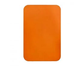Задняя крышка (стекло) с креплением для iPhone 17 Pro Max (магнит) оранжевый