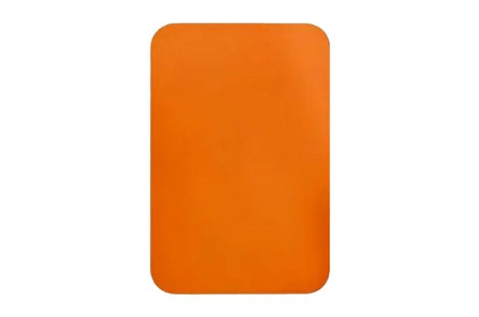 Задняя крышка (стекло) с креплением для iPhone 17 Pro (магнит) оранжевый