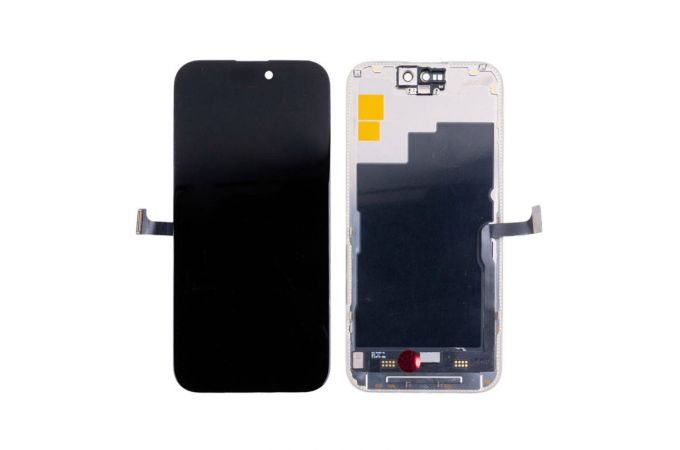 Дисплей для iPhone 15 Pro (A3102) в сборе с тачскрином (орг, FOG, с верификацией iOS 18-26)