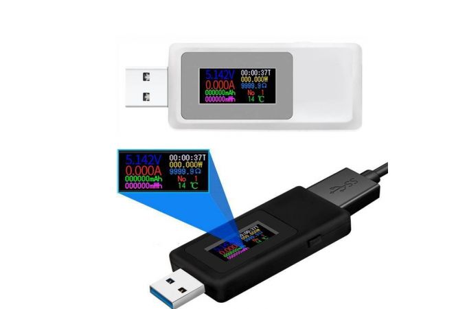USB тестер KEWEISI KWS-MX19 Белый