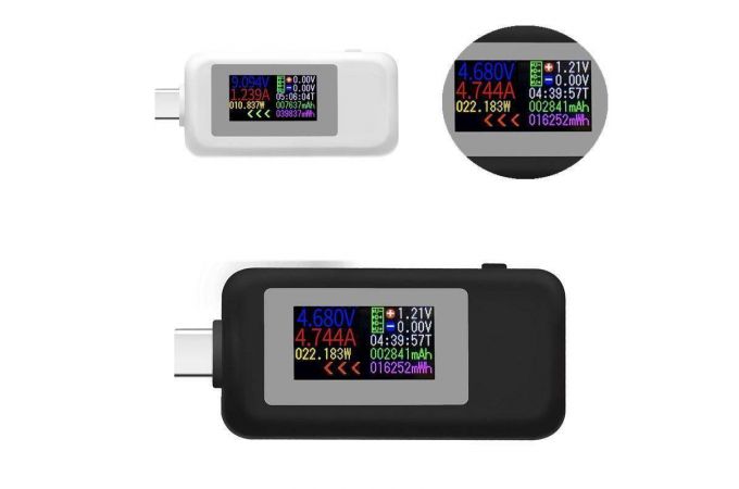 USB тестер KEWEISI KWS-MX1902C Черный