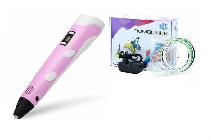 3D ручка Помощник PM-TYP01 Розовая