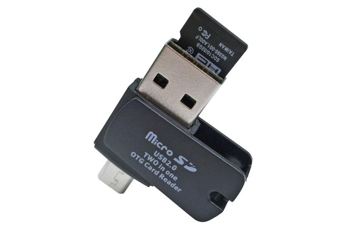 Картридер OTG Орбита OT-PCR01 (USB,TF,microUSB)