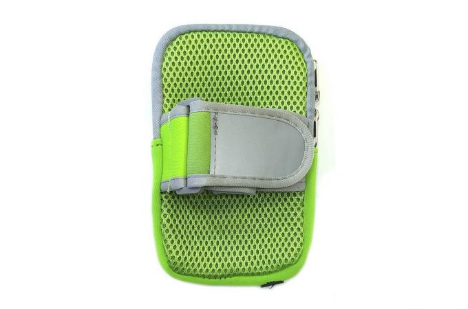 Чехол-нарукавник для смартфона Орбита OT-SMH10 (180*110 мм) (зеленый)