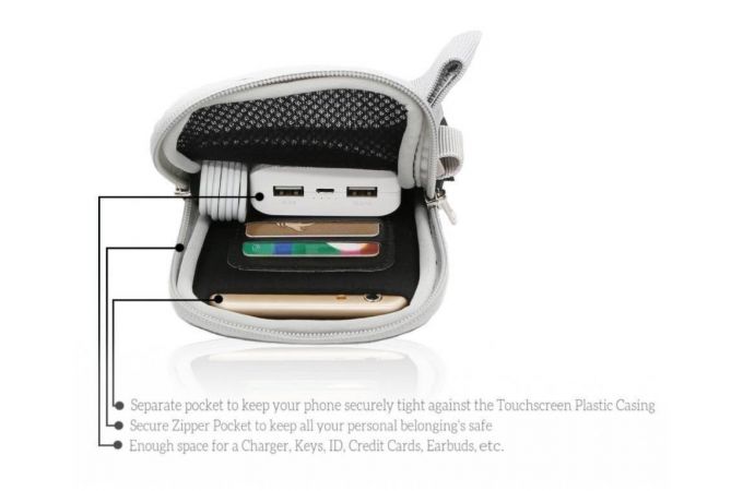 Чехол-нарукавник для смартфона Орбита OT-SMH10 Черный (180*110 мм) (черный)