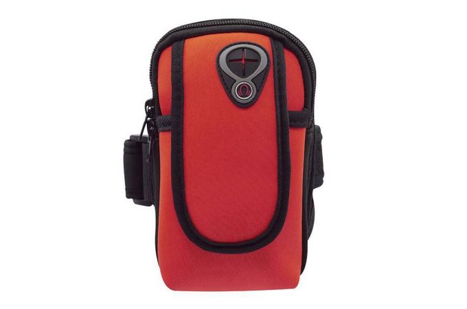 Чехол-нарукавник для смартфона Орбита OT-SMH11 (170*100 мм) (красный)