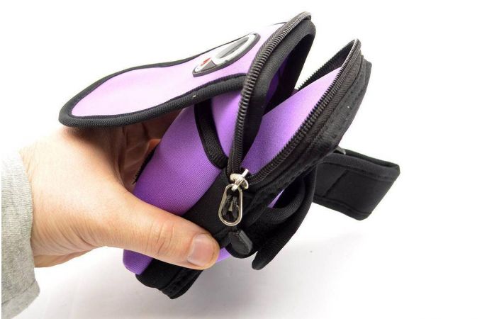 Чехол-нарукавник для смартфона Орбита OT-SMH11 Фиолетовый (170*100 мм)