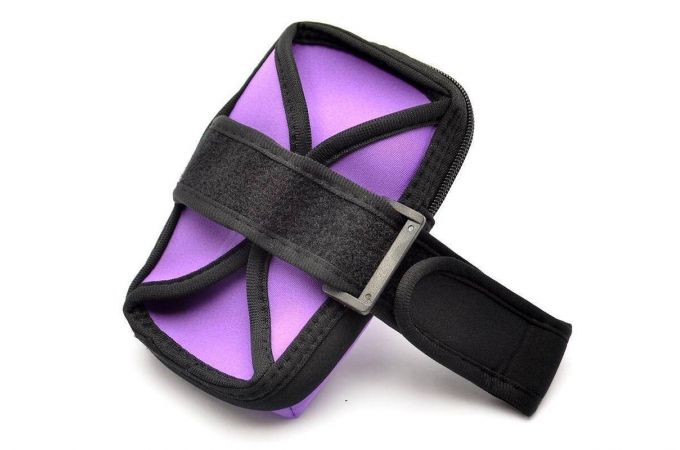 Чехол-нарукавник для смартфона Орбита OT-SMH11 Фиолетовый (170*100 мм)