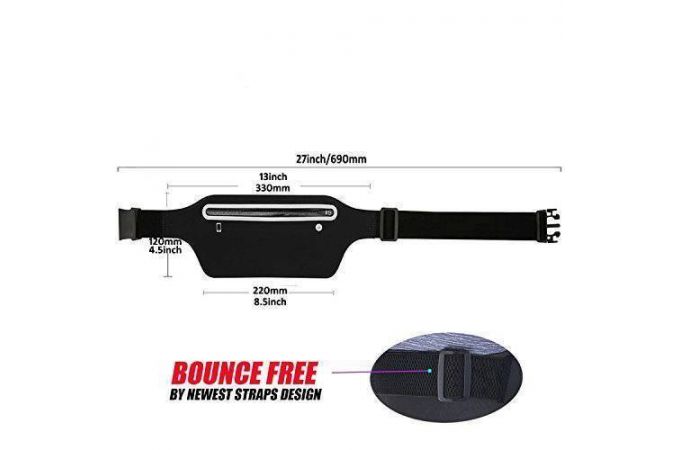 Сумка-ремень для смартфона Орбита OT-SMH13 Черный (240*105 мм) (черный)